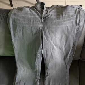 Torrid Black and Gray Bombshell Skinny Jeans